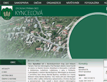 Tablet Screenshot of kyncelova.sk